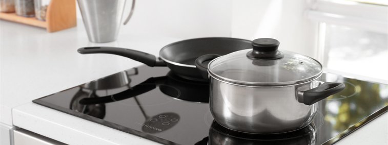 pot and pan on an induction cooktop